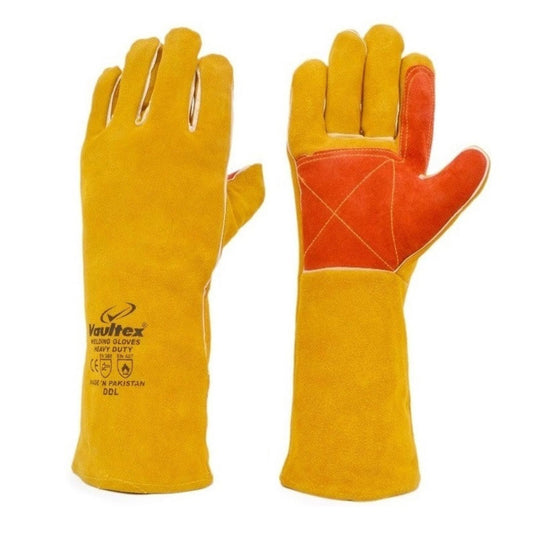 Double Palm Welding Gloves-Leather Hand Gloves